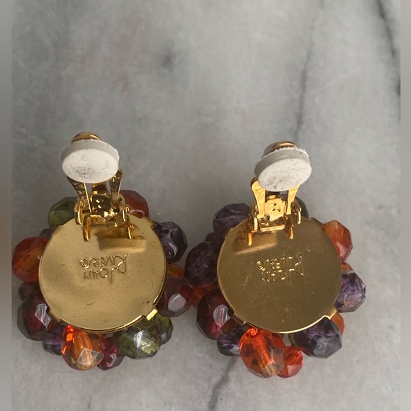 Vintage Earrings Clip ons - Joan Rivers - Picture 4 of 7